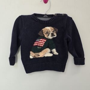 Vintage Polo by Ralph Lauren Dark Blue Knitwear